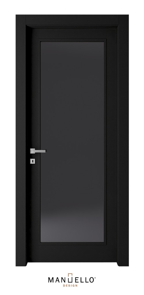 Laccato Alder   mod. 1120 vetro Nero
